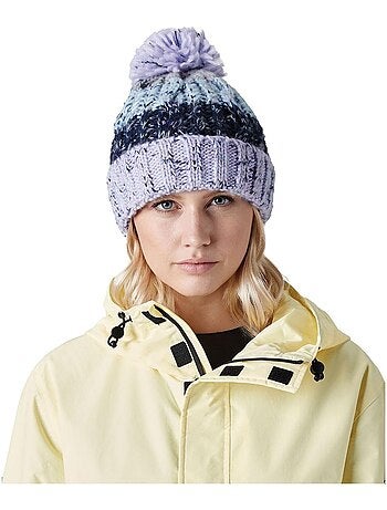 Womens/ladies corkscrew pom pom beanie - beechfield