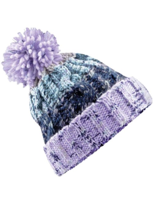 Womens/ladies corkscrew pom pom beanie - beechfield - Kiabi