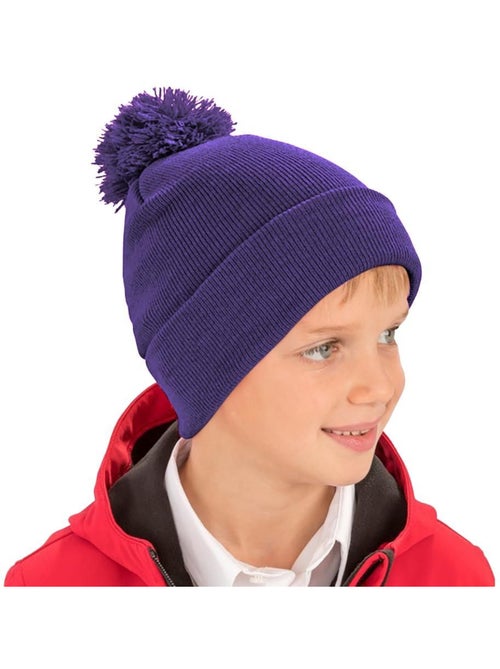 Womens/ladies winter essentials pom pom beanie (bonnet à pompon) - result - Kiabi