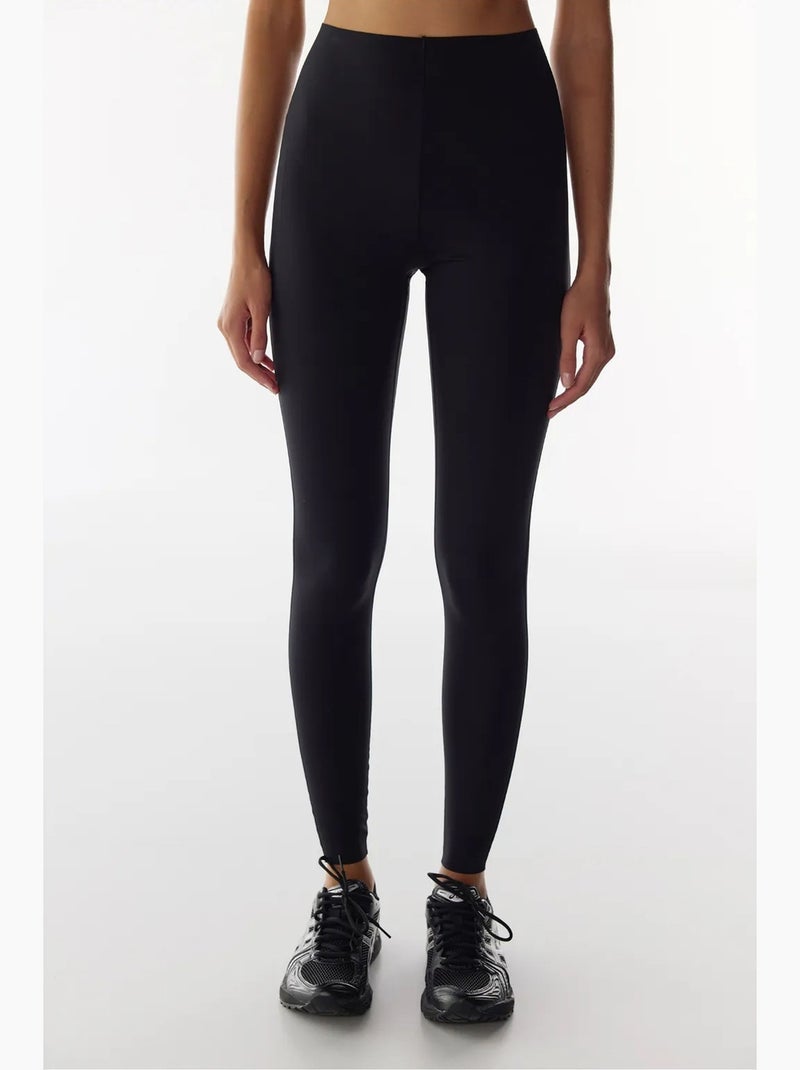 Wonder maintien élevé sculptant taille haute back lock stitched legging long penti Noir - Kiabi