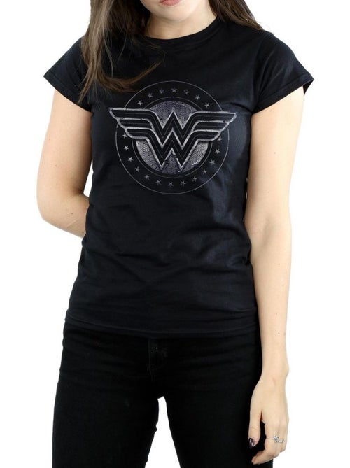 Wonder Woman - T-shirt motif/style Bouclier - Kiabi