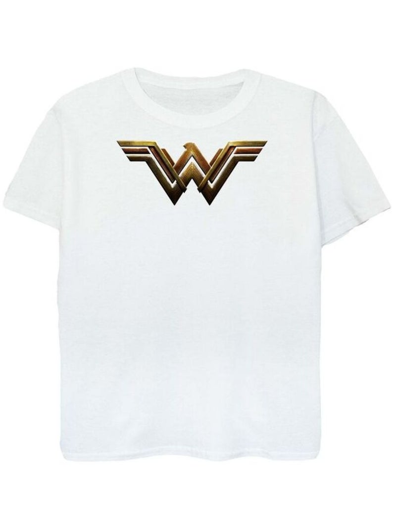 Wonder Woman - T-shirt motif/style logo Blanc - Kiabi