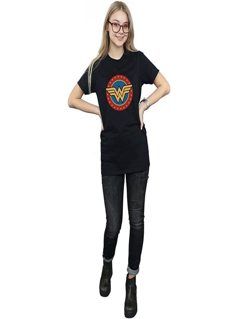 Wonder Woman - T-shirt Noir - Kiabi