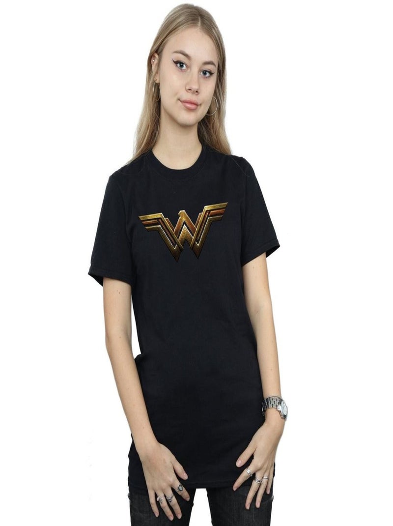 Wonder Woman - T-shirt Noir - Kiabi
