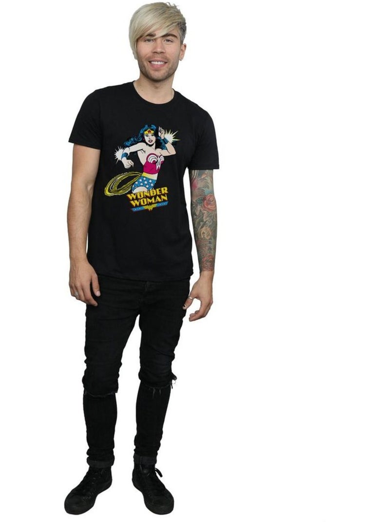 Wonder Woman - T-shirt Noir - Kiabi
