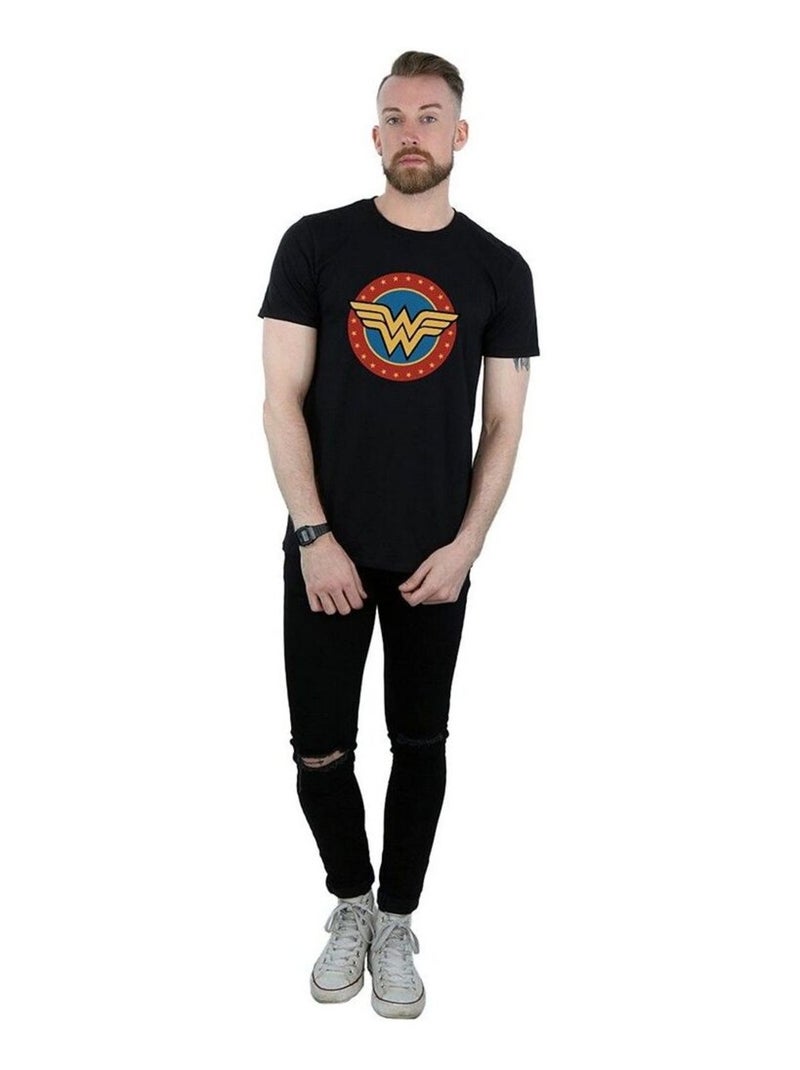 Wonder Woman - T-shirt Noir - Kiabi