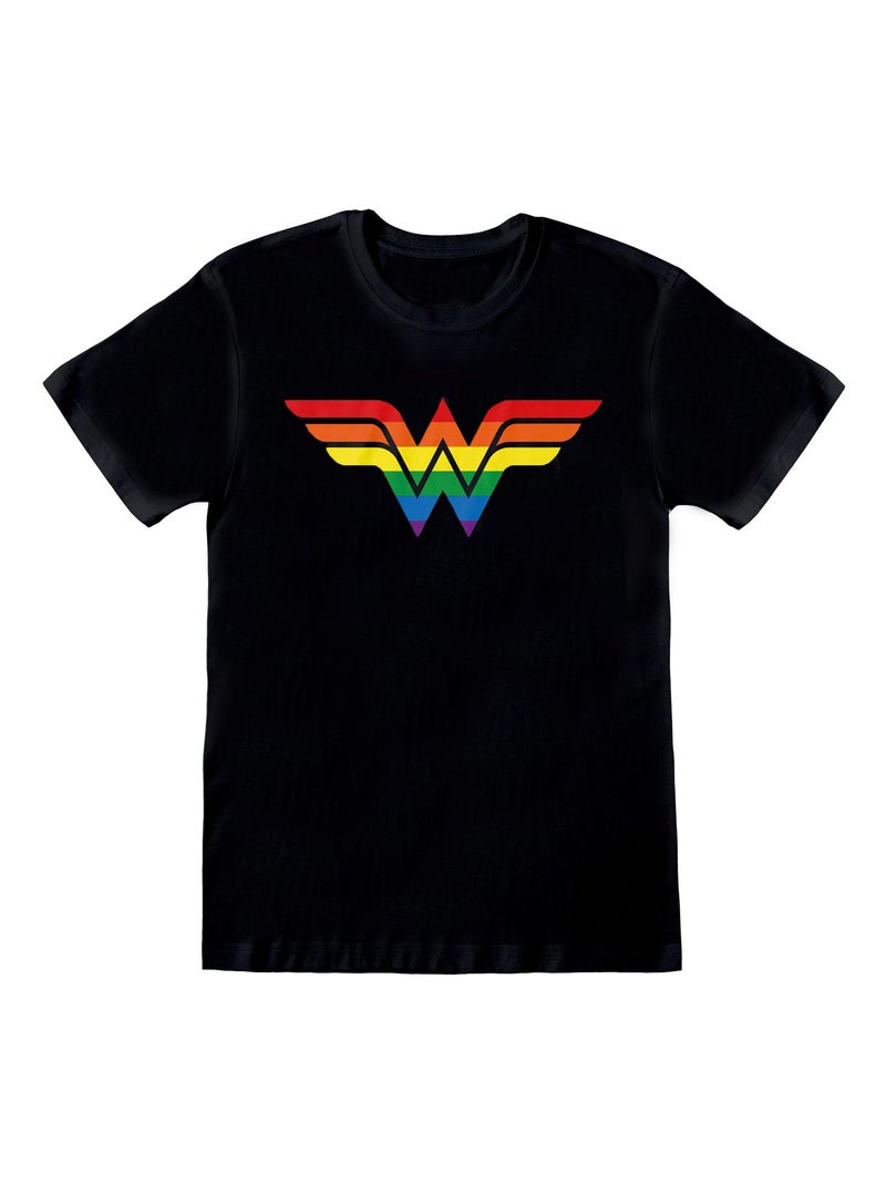 Wonder Woman - T-shirt PRIDE Noir - Kiabi