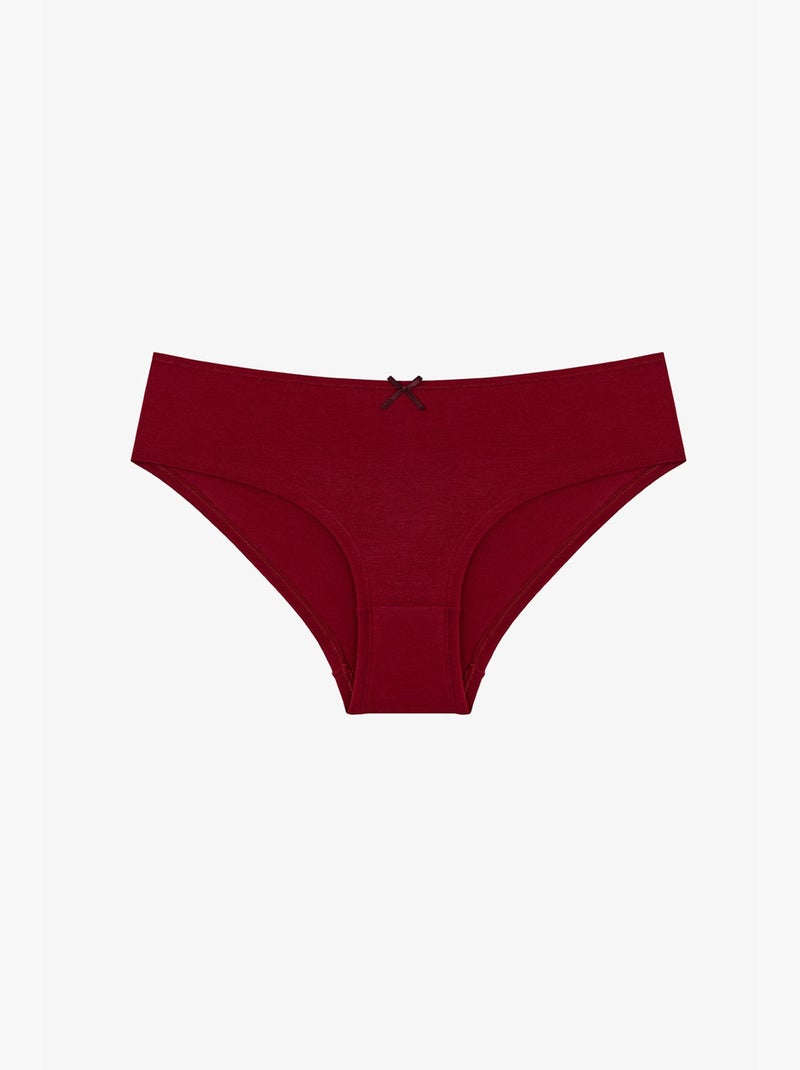 Wood rose culotte hipster fleurie penti Vieux rose - Kiabi