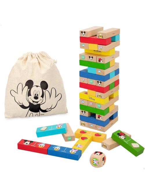 Woomax jeu de blocs à empiler en bois disney - Kiabi Woomax jeu de blocs à empiler en bois disney - Kiabi