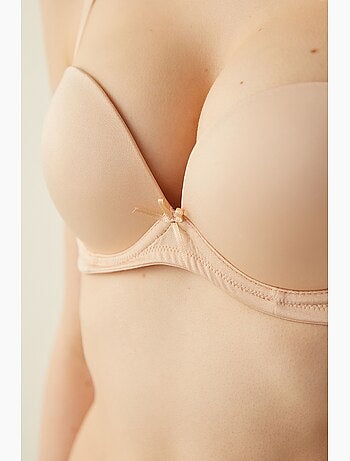Wow soutien-gorge sans bretelles push-up rembourré à armatures penti
