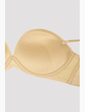 Wow soutien-gorge sans bretelles push-up rembourré à armatures penti