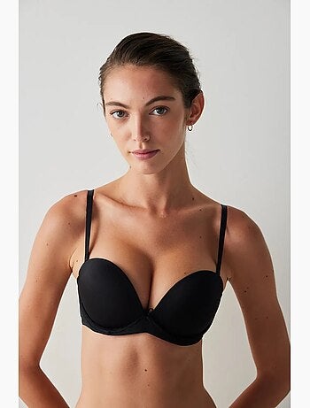 Wow soutien-gorge sans bretelles push-up rembourré à armatures penti