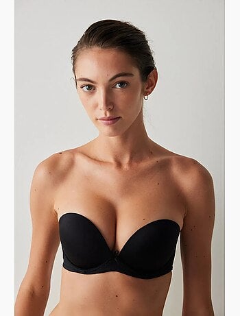 Wow soutien-gorge sans bretelles push-up rembourré à armatures penti