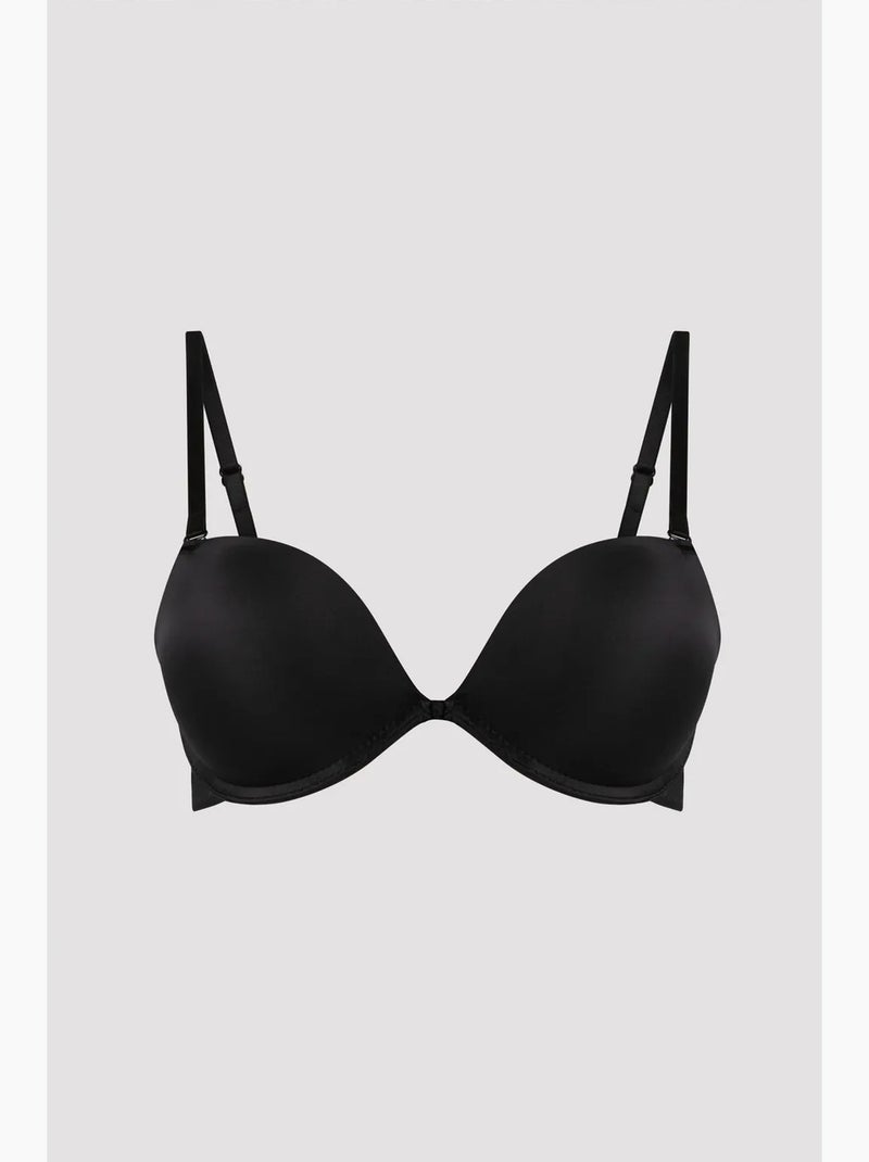 Wowbra soutien-gorge push-up à armatures et maintien penti Noir - Kiabi