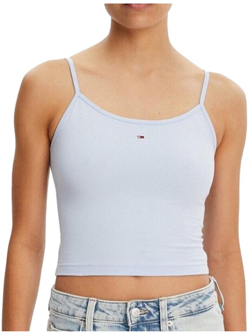 x 2 Débardeurs Femme Tommy Hilfiger Bleu - Kiabi