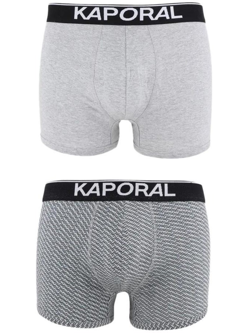 X2 boxer homme kaporal Gris Argenté - Kiabi