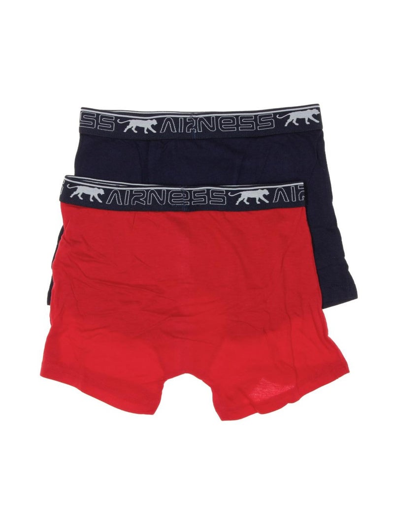 x2 Boxers Garçon Airness Rouge - Kiabi
