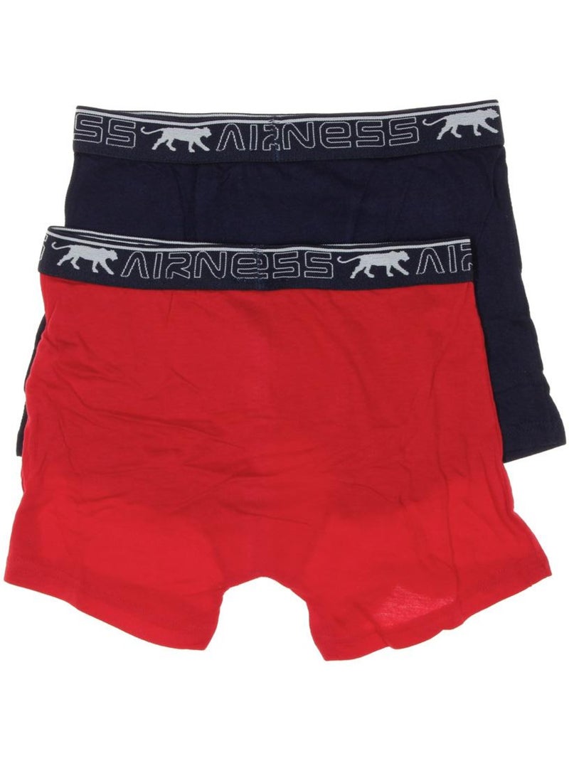 x2 Boxers Garçon Airness Rouge - Kiabi