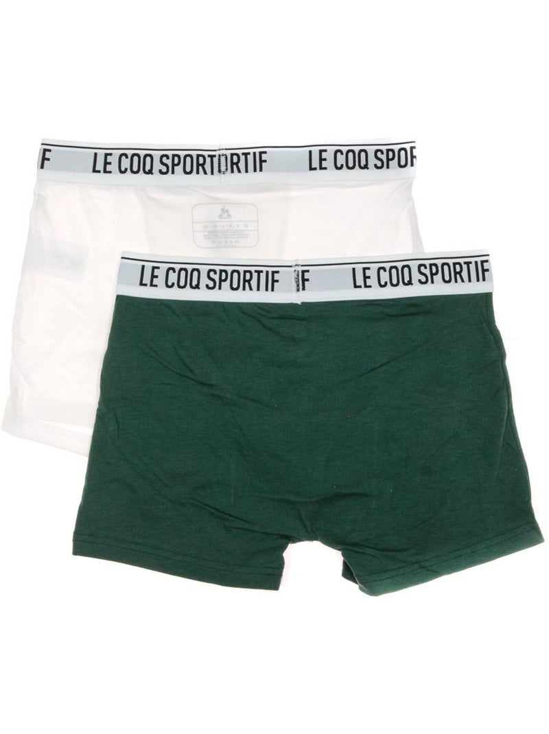 x2 Boxers Homme Le Coq Sportif Vert - Kiabi