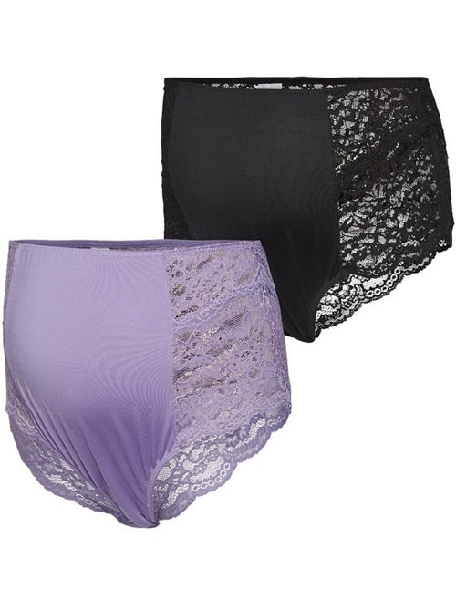 x2 Culottes de Grossesse Femme Mamalicious - Kiabi