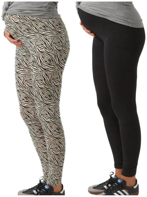 X2 Leggings de Grossesse Femme Mamalicious - Kiabi
