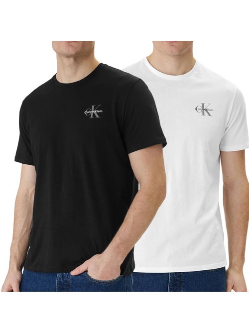 x2 T-Shirt Homme Calvin Klein Jeans - Kiabi