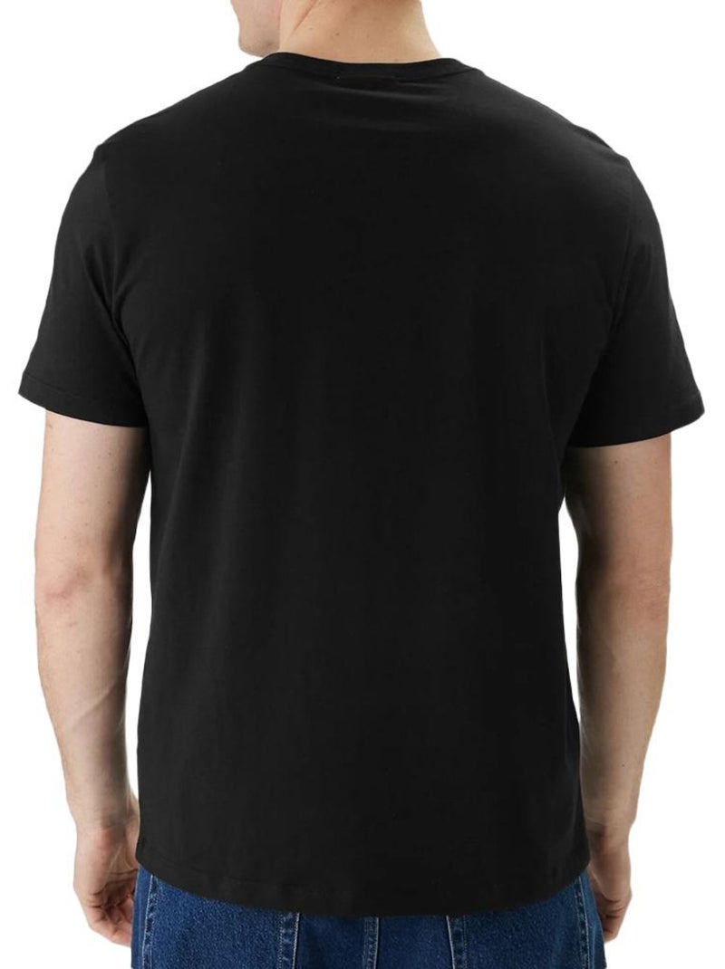 x2 T-Shirt Homme Calvin Klein Jeans Noir - Kiabi