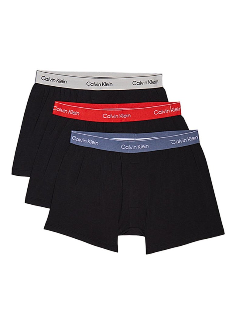 x3 Boxers Homme Calvin Klein Jeans Noir - Kiabi