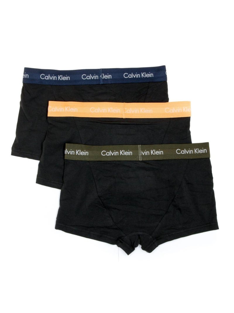 x3 Boxers Homme Calvin Klein Noir - Kiabi