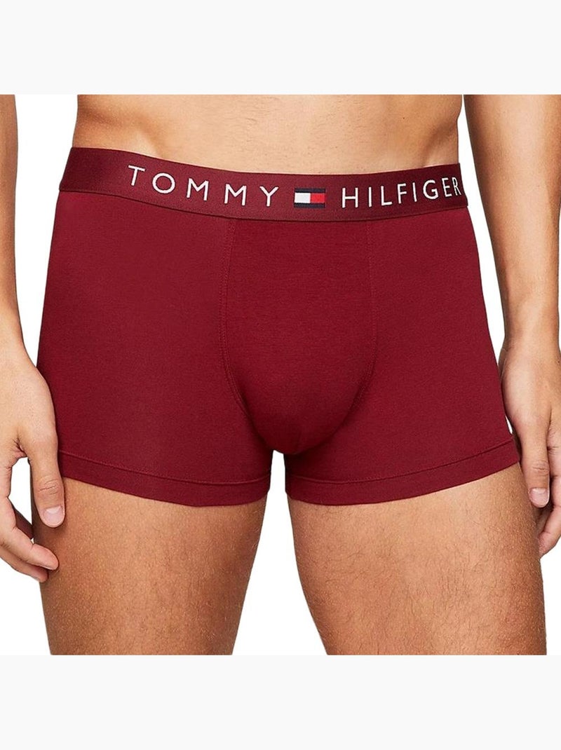 X3 Boxers Homme Tommy Hilfiger Bordeaux - Kiabi