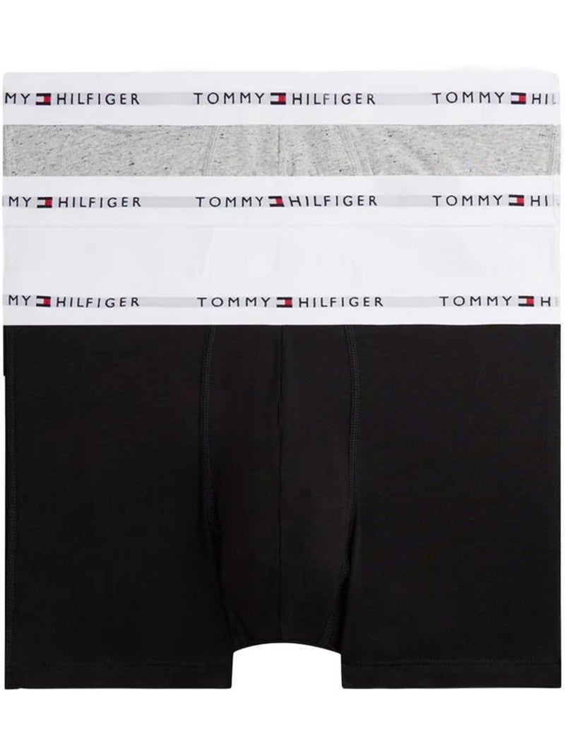 X3 boxers homme tommy hilfiger Noir - Kiabi