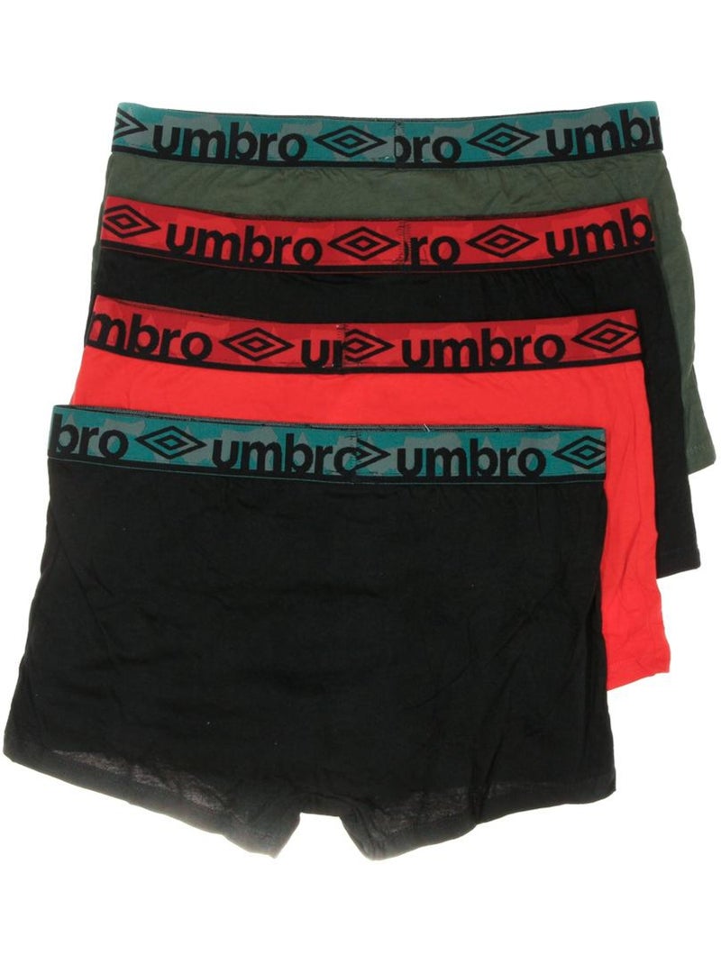 x3 Boxers Homme Umbro Noir - Kiabi