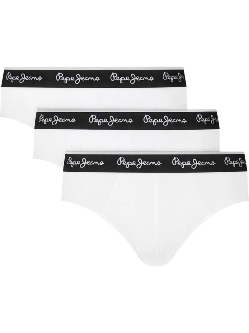 x3 Slips Homme Pepe Jeans Blanc - Kiabi
