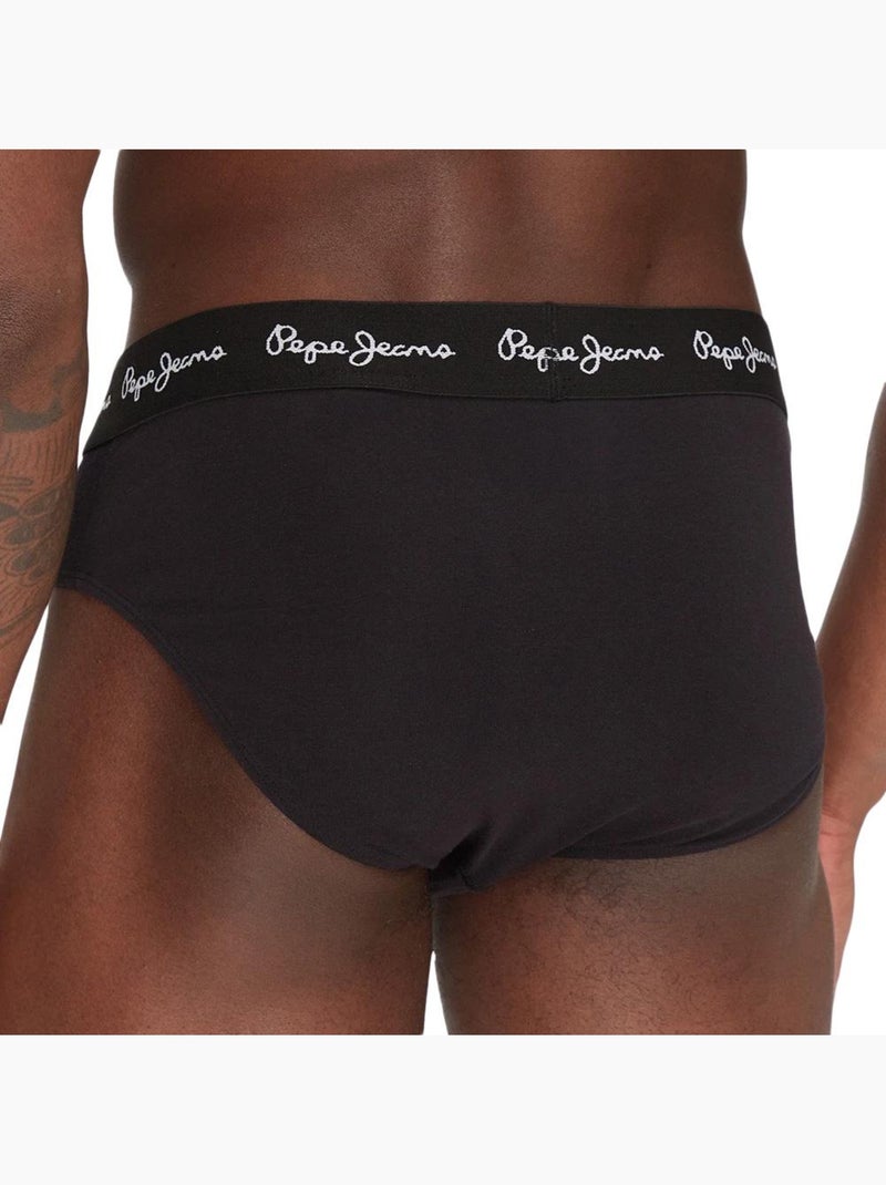 x3 Slips Homme Pepe Jeans Noir - Kiabi