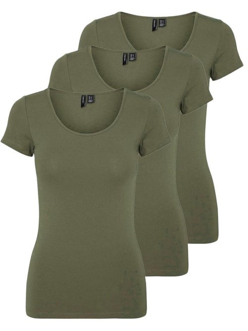 X3 T-shirt Femme Vero Moda - Kiabi