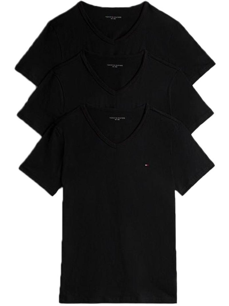 x3 T-Shirt Homme Tommy Hilfiger Noir - Kiabi