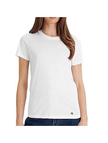 X3 T-Shirt Mixte Calvin Klein Jeans Cotton