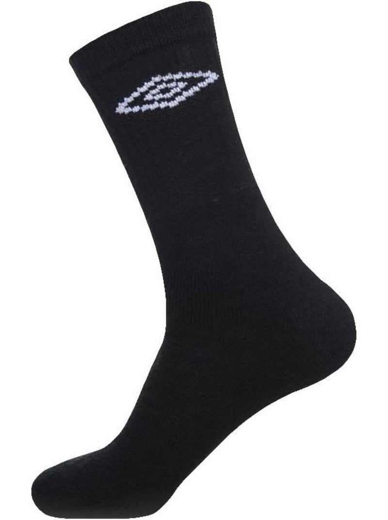 X6 paires chaussettes homme umbro tennis Noir - Kiabi