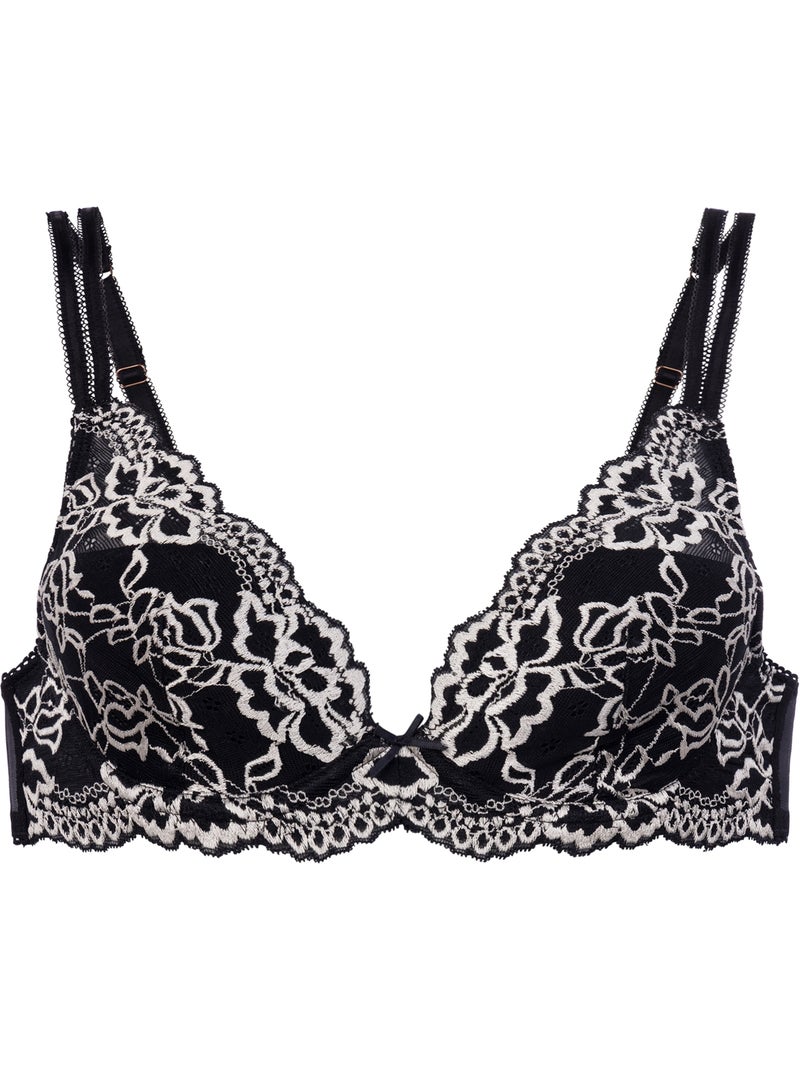 Xanthia – Décolleté Plongeant Noir - Kiabi