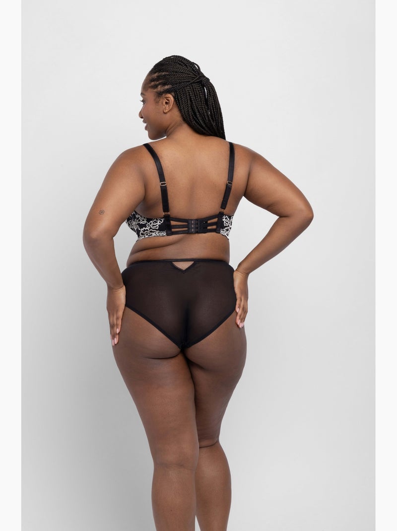 Xanthia – Décolleté Plongeant Noir - Kiabi