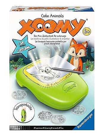 XOOMY®Midi Animaux Mignons - La machine du petit illustrateur à emporter