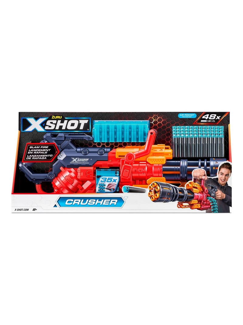 XSHOT - Blaster Excel Crusher avec fléchettes Multicolore - Kiabi