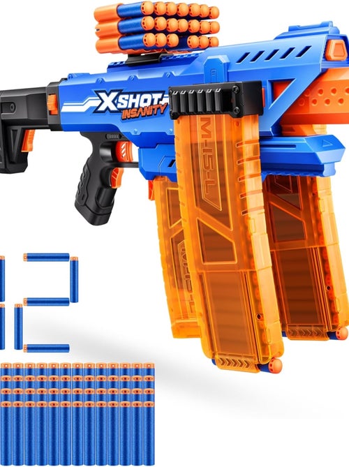 XSHOT - Insanity Clip Blaster motorisé avec fléchettes - Kiabi