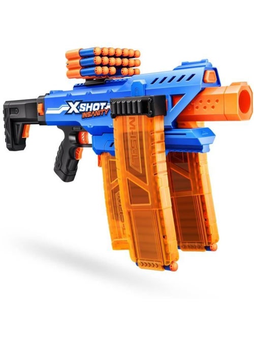 XSHOT - Insanity Clip Blaster motorisé avec fléchettes - Kiabi