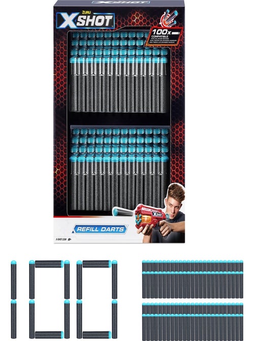 XSHOT - Recharge Excel 100 fléchettes - Kiabi