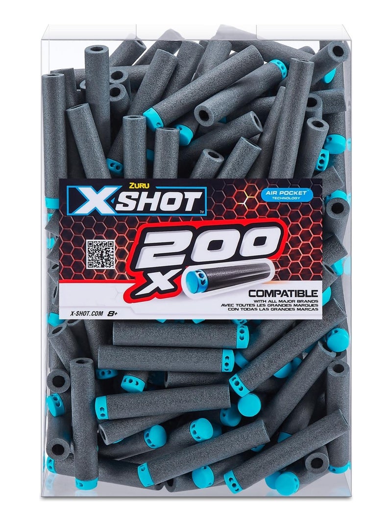 XSHOT - Recharge Excel 200 fléchettes Bleu - Kiabi