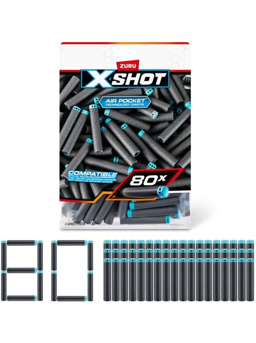 XSHOT - Recharge Excel 80 fléchettes - Kiabi