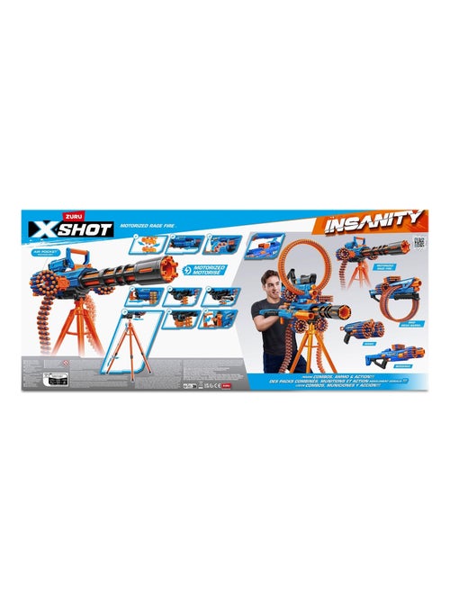XSHOT Insanity 36500 Rage Fire motorisé - Kiabi