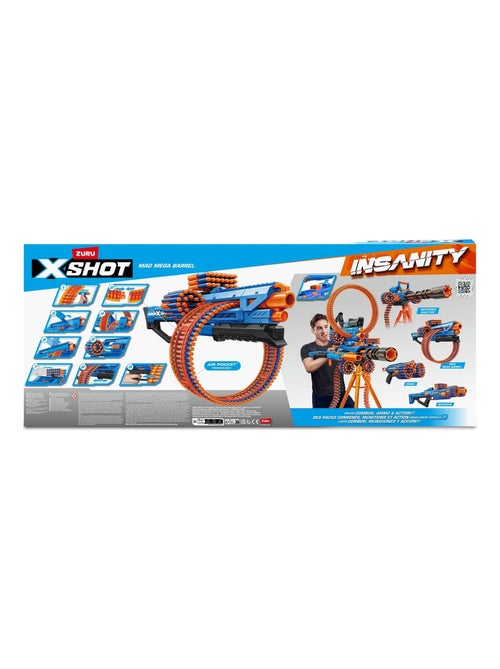XSHOT Insanity 36609 Blaster Mad Mega Barrel - Kiabi
