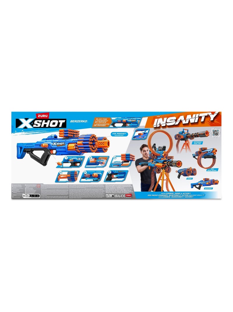 XSHOT Insanity 36610 Berzerko Blaster Bleu - Kiabi